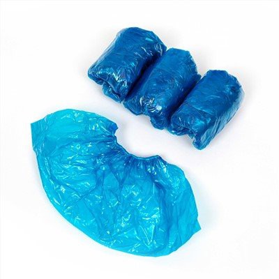 Capa de sapato de plástico feita à máquina