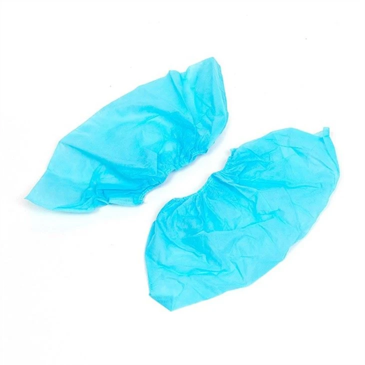 blue shoe covers polypropylene 2