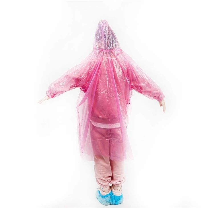 Pink raincoat for girl 2